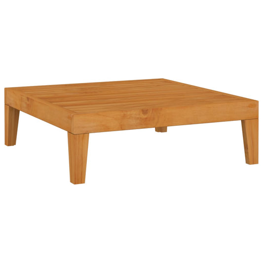 Solid Acacia Wood Garden Table - 68.5x68.5x24 cm Outdoor Elegance