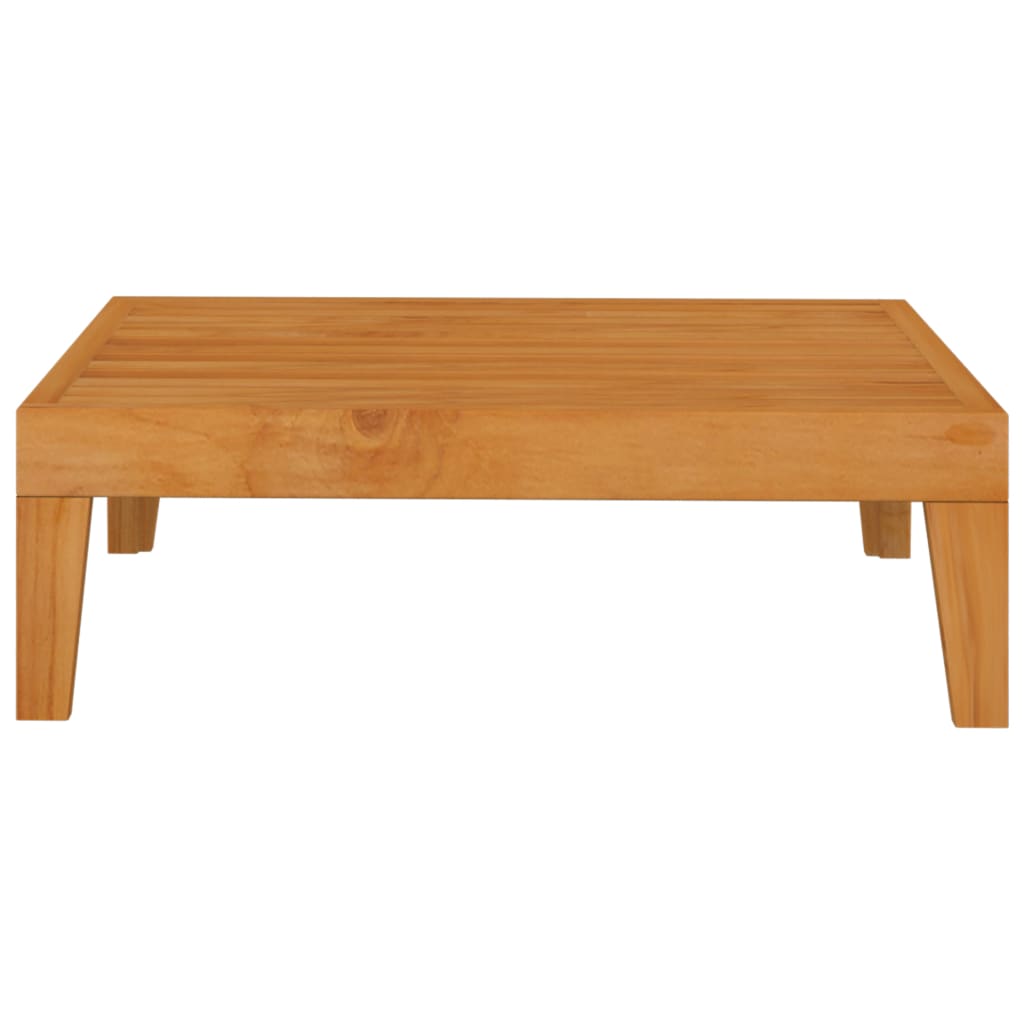 Solid Acacia Wood Garden Table - 68.5x68.5x24 cm Outdoor Elegance