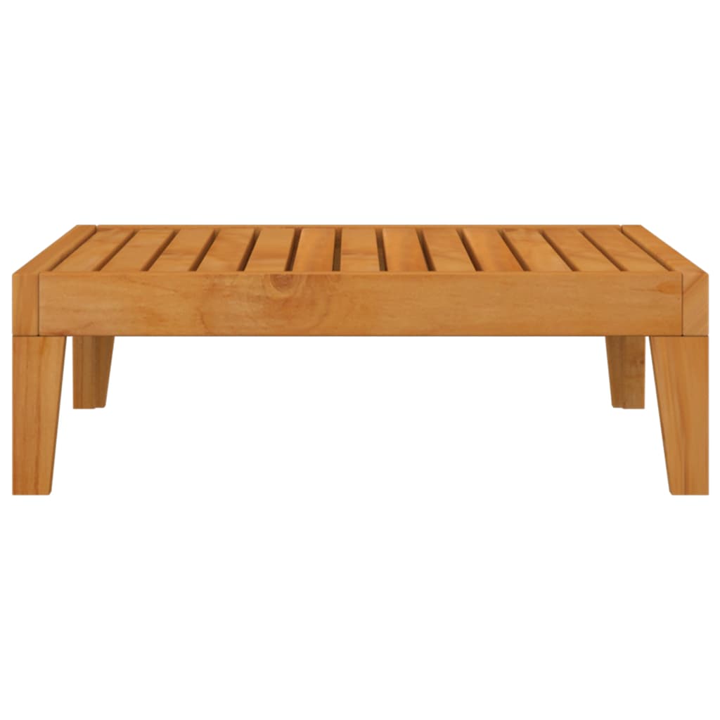 Solid Acacia Wood Garden Table - 68.5x68.5x24 cm Outdoor Elegance