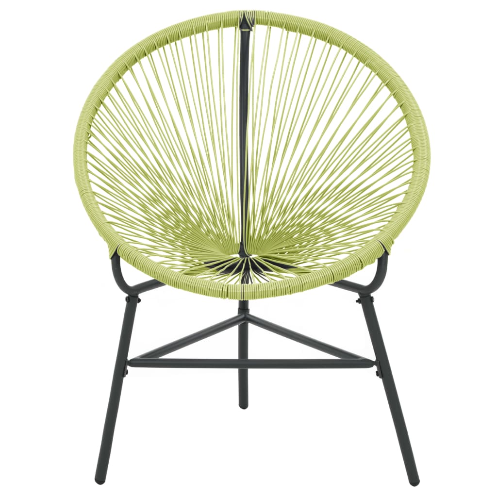 Green Poly Rattan Garden Acapulco Chair - Stylish & Durable Seating