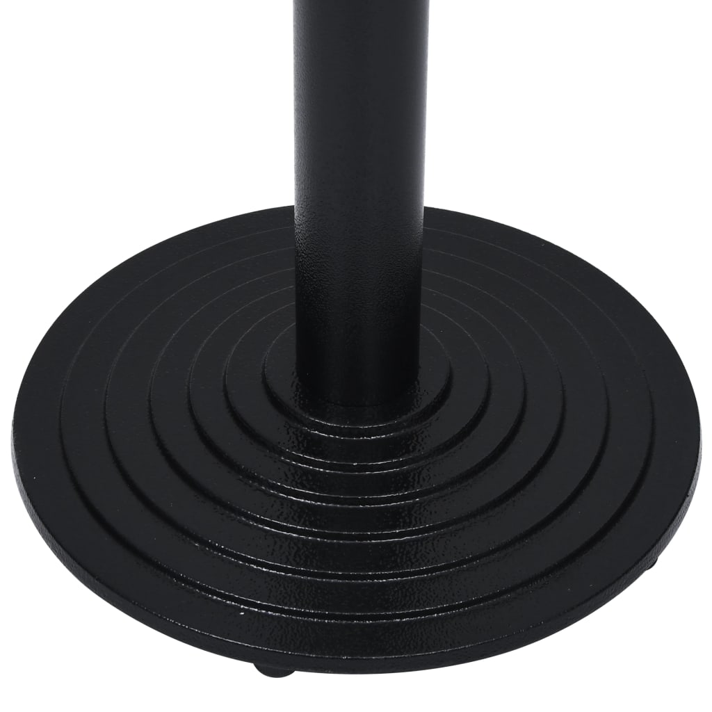 Black Cast Iron Bistro Table Leg Ø43x72 cm