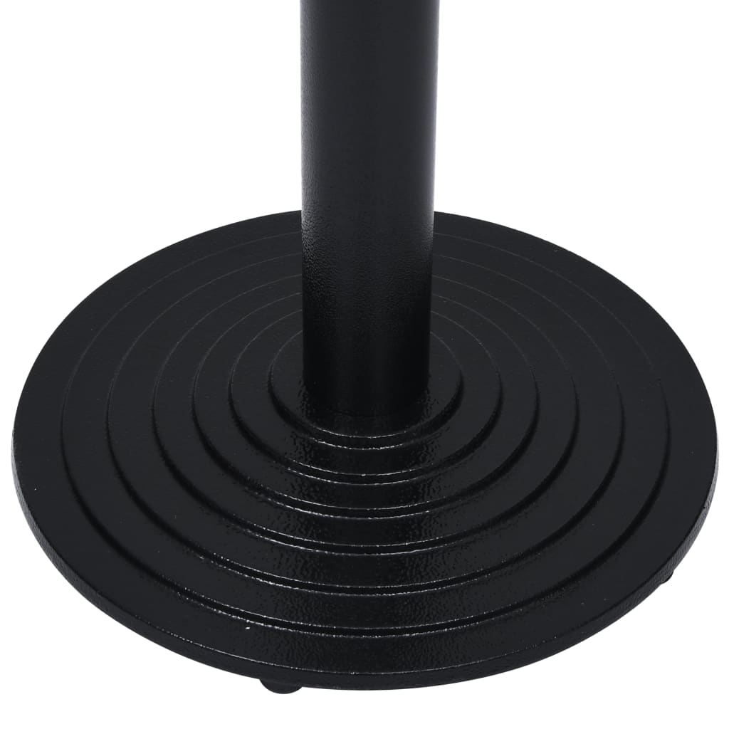Black Cast Iron Bistro Table Leg Ø43x107 cm - Durable & Stylish
