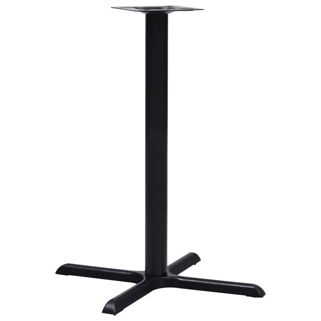 Black Cast Iron Bistro Table Leg 76x76x107 cm
