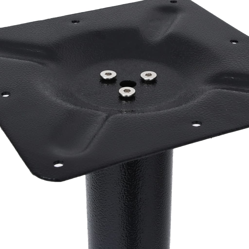 Black Cast Iron Bistro Table Leg 76x76x107 cm
