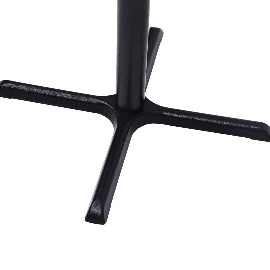 Black Cast Iron Bistro Table Leg 76x76x107 cm