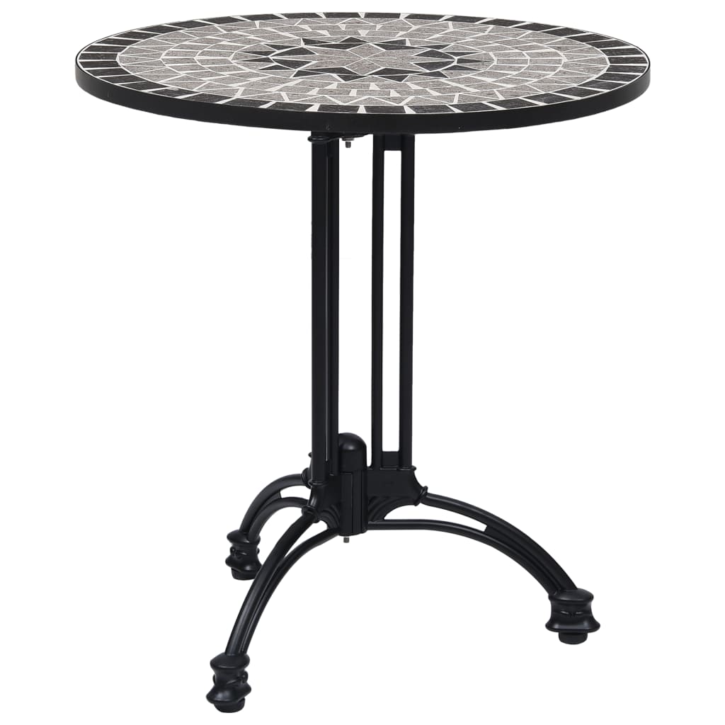 Black Cast Aluminium Bistro Table Leg Ø60x72 cm