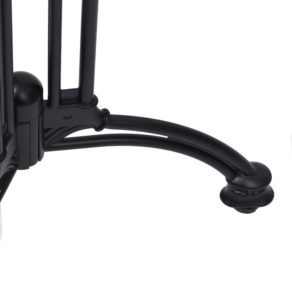 Black Cast Aluminium Bistro Table Leg Ø60x72 cm