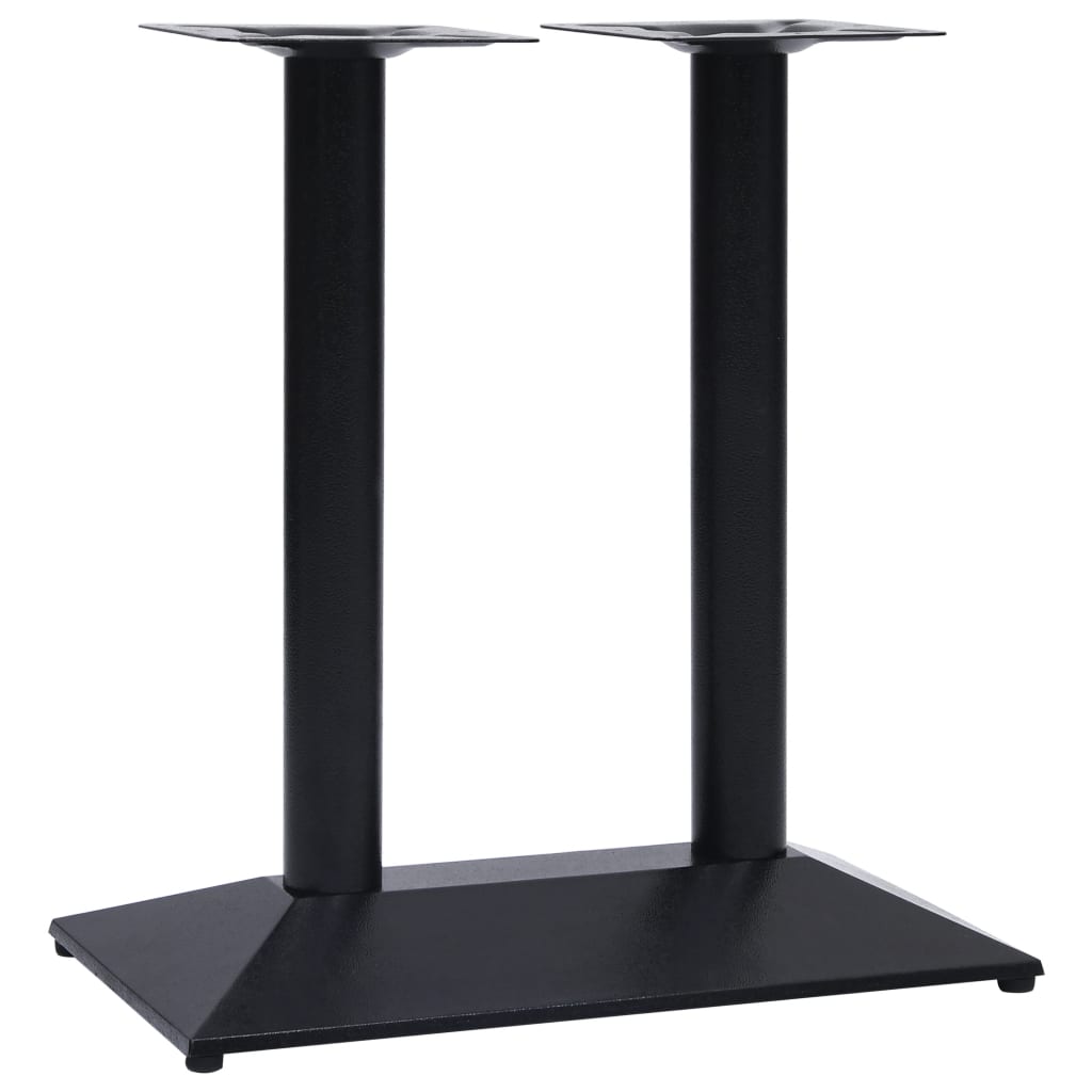 Black Cast Iron Bistro Table Leg, 70x40x72 cm