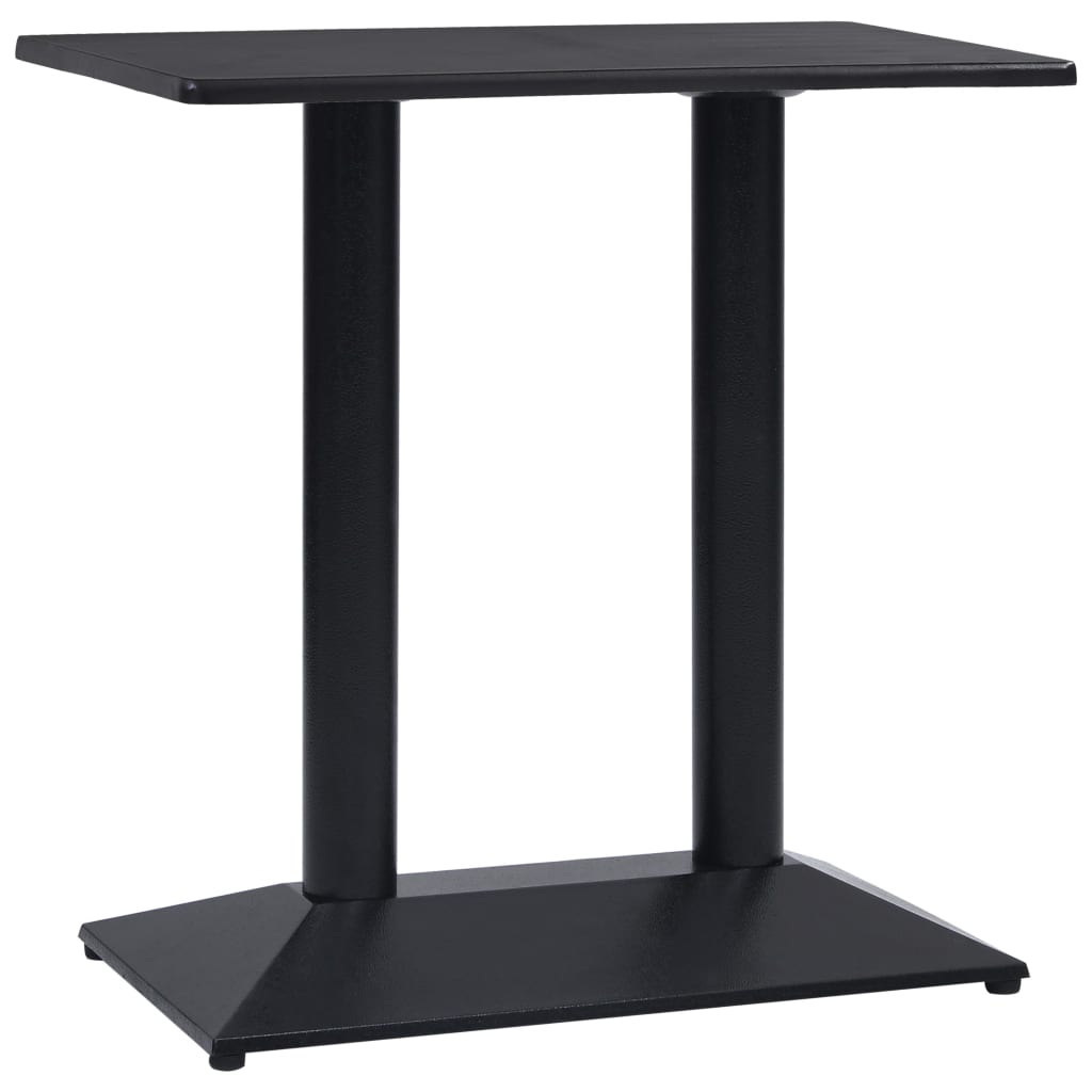 Black Cast Iron Bistro Table Leg, 70x40x72 cm