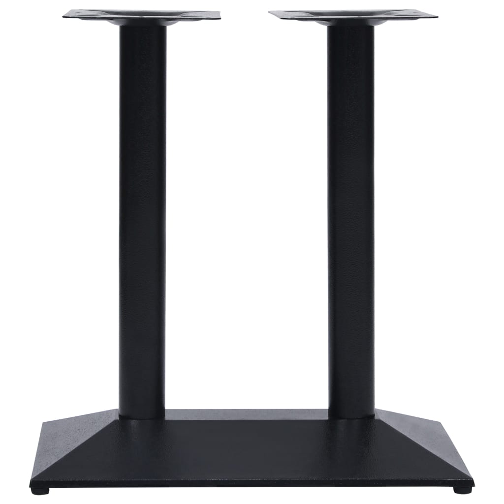 Black Cast Iron Bistro Table Leg, 70x40x72 cm