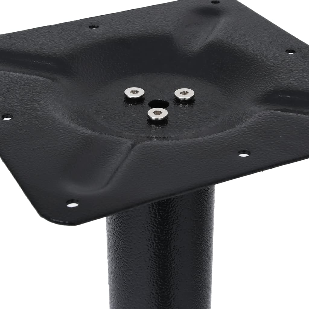 Black Cast Iron Bistro Table Leg, 70x40x72 cm