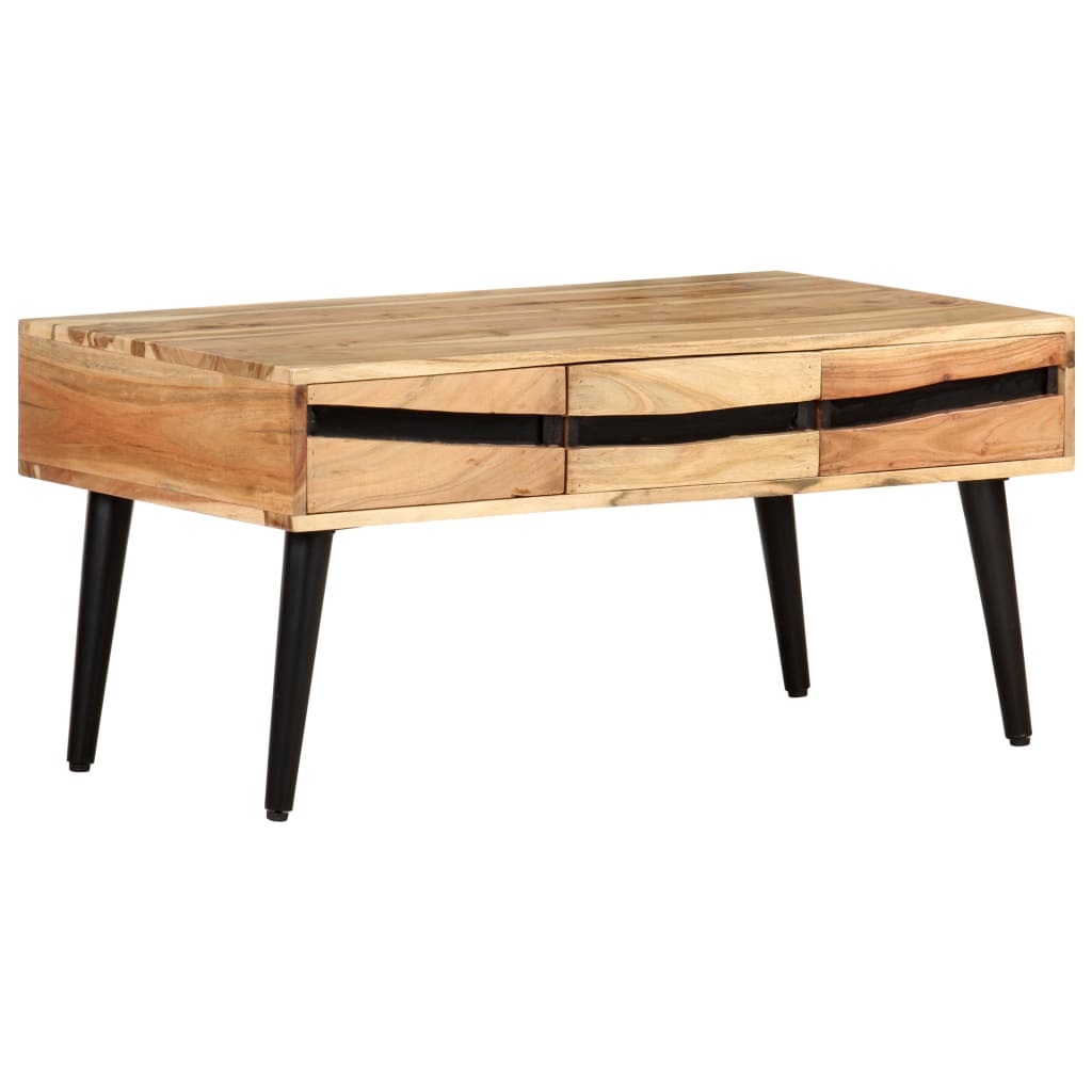 Coffee Table 88x50x42 cm Solid Acacia Wood