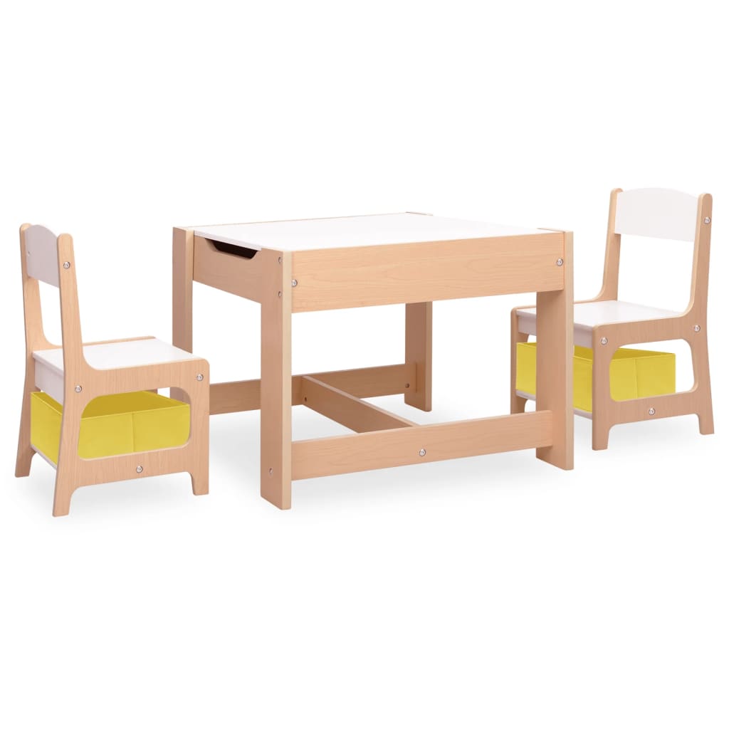 Kids' MDF Table with 2 Chairs Set - Sturdy & Stylish Playtime Essentials