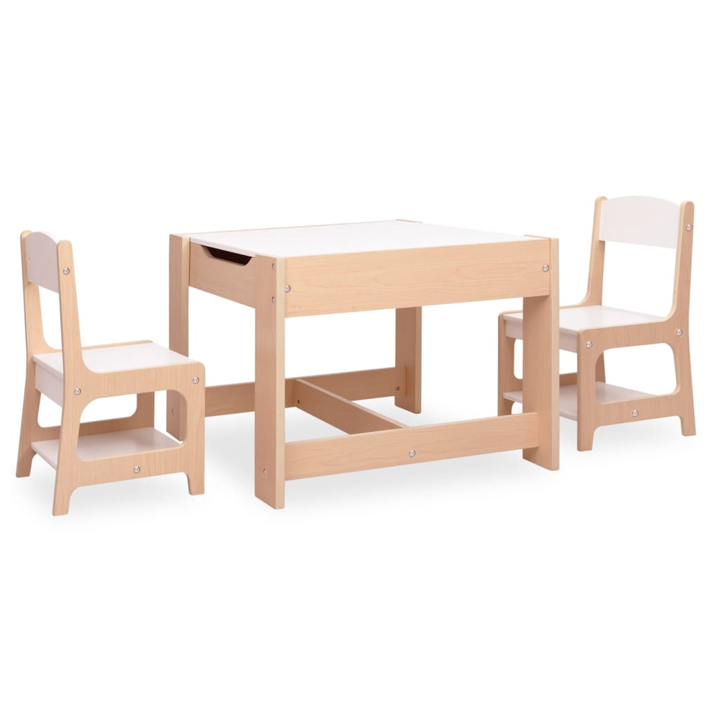 Kids' MDF Table with 2 Chairs Set - Sturdy & Stylish Playtime Essentials