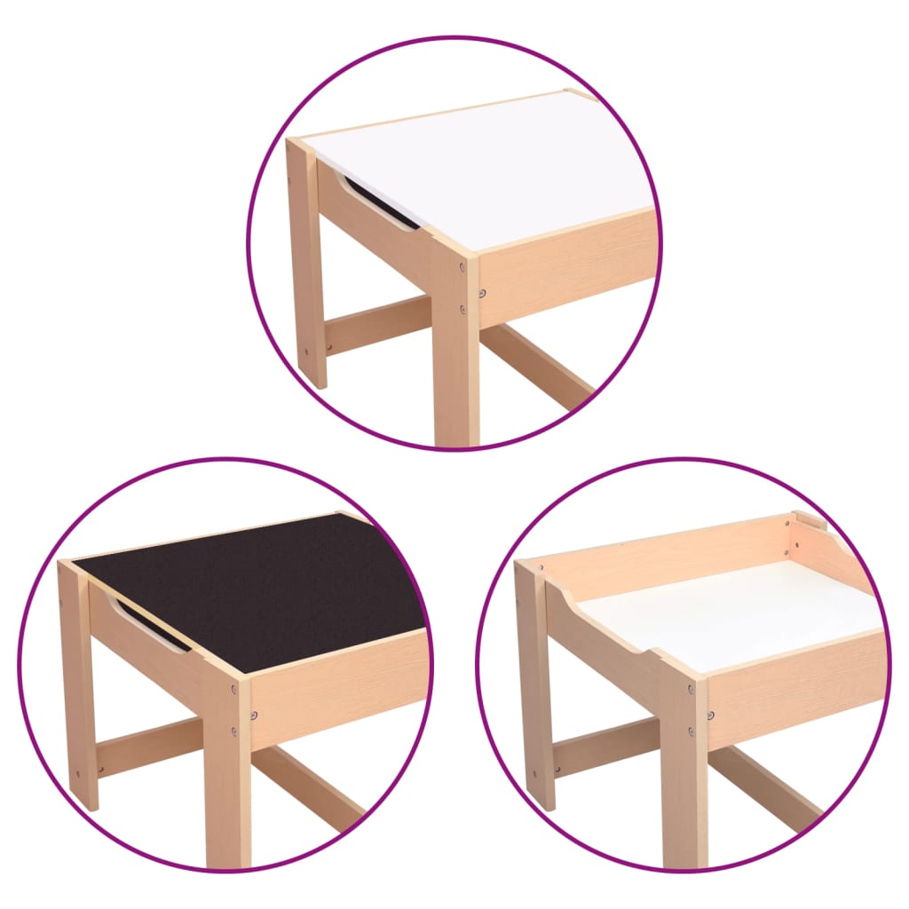 Kids' MDF Table with 2 Chairs Set - Sturdy & Stylish Playtime Essentials