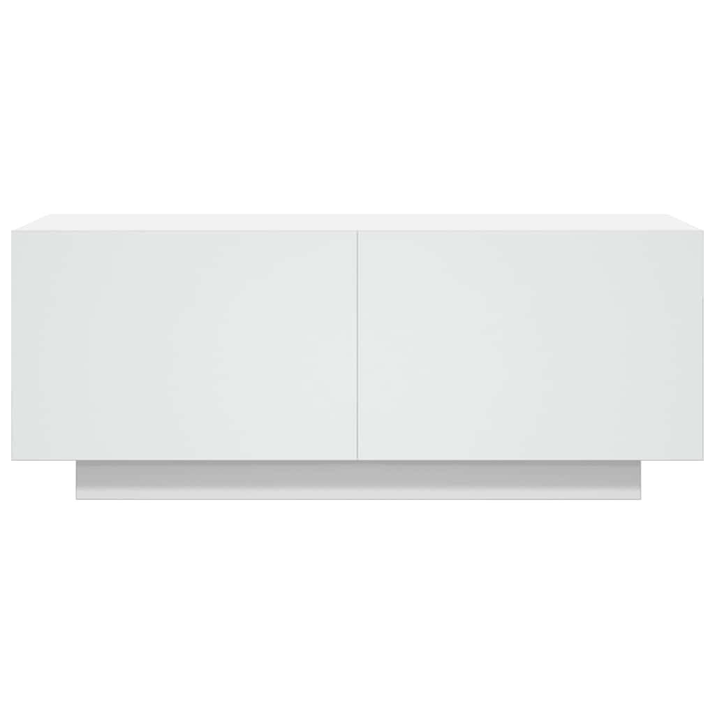 TV Cabinet White 100x35x40 cm Engineered Wood