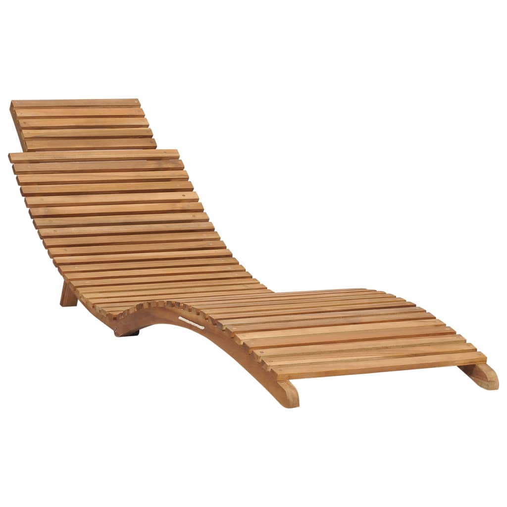 Teak 3-Piece Folding Garden Lounge Set: Durable & Stylish!