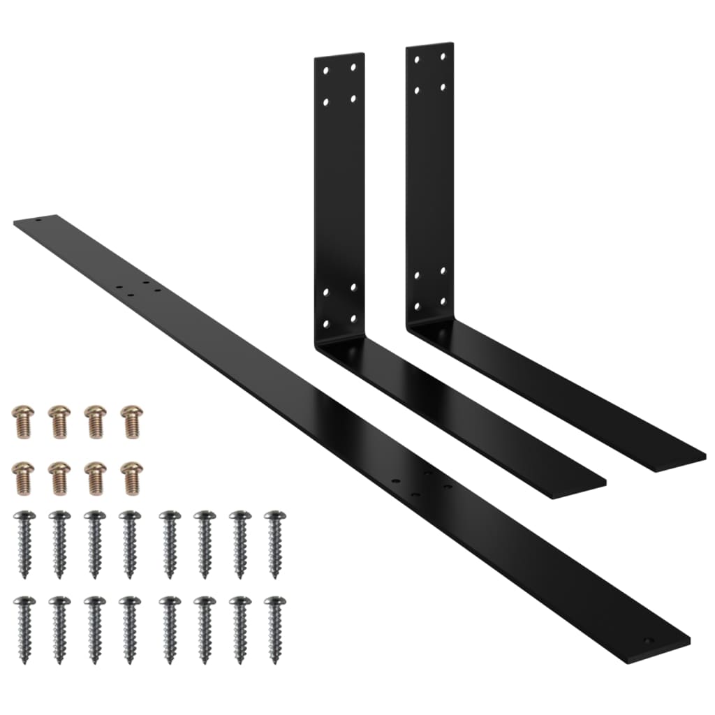 Black Iron Backrest for Pallet Sofa - 110 cm Comfort and Style