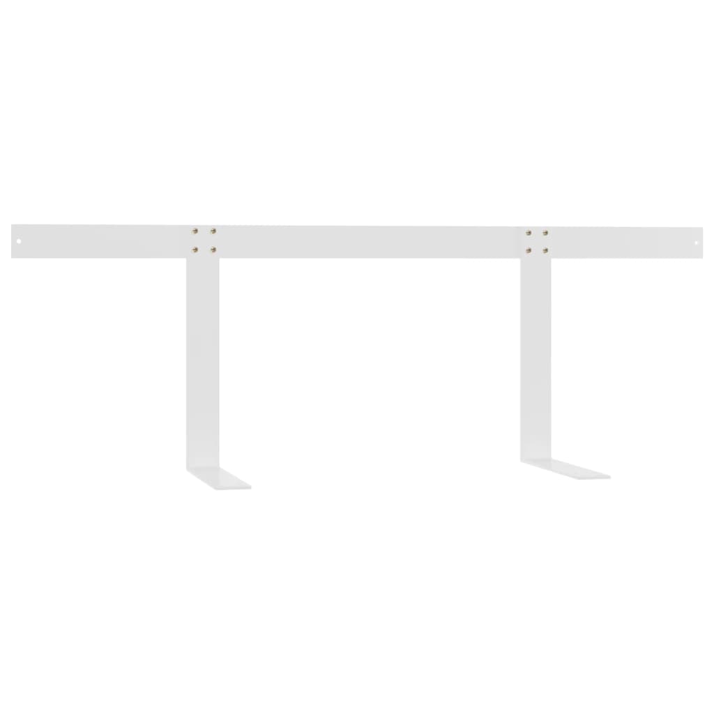 White Iron Backrest for Pallet Sofa - 110 cm Comfort & Style