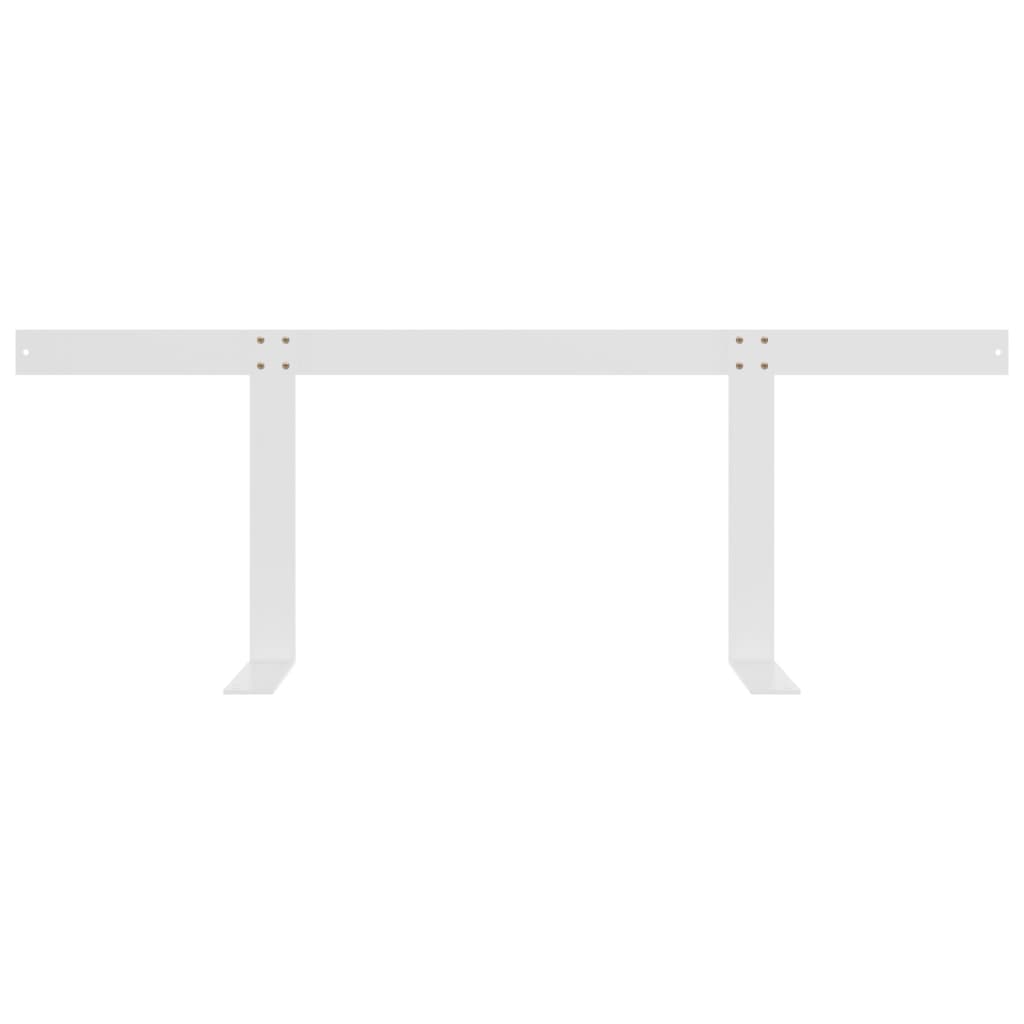 White Iron Backrest for Pallet Sofa - 110 cm Comfort & Style