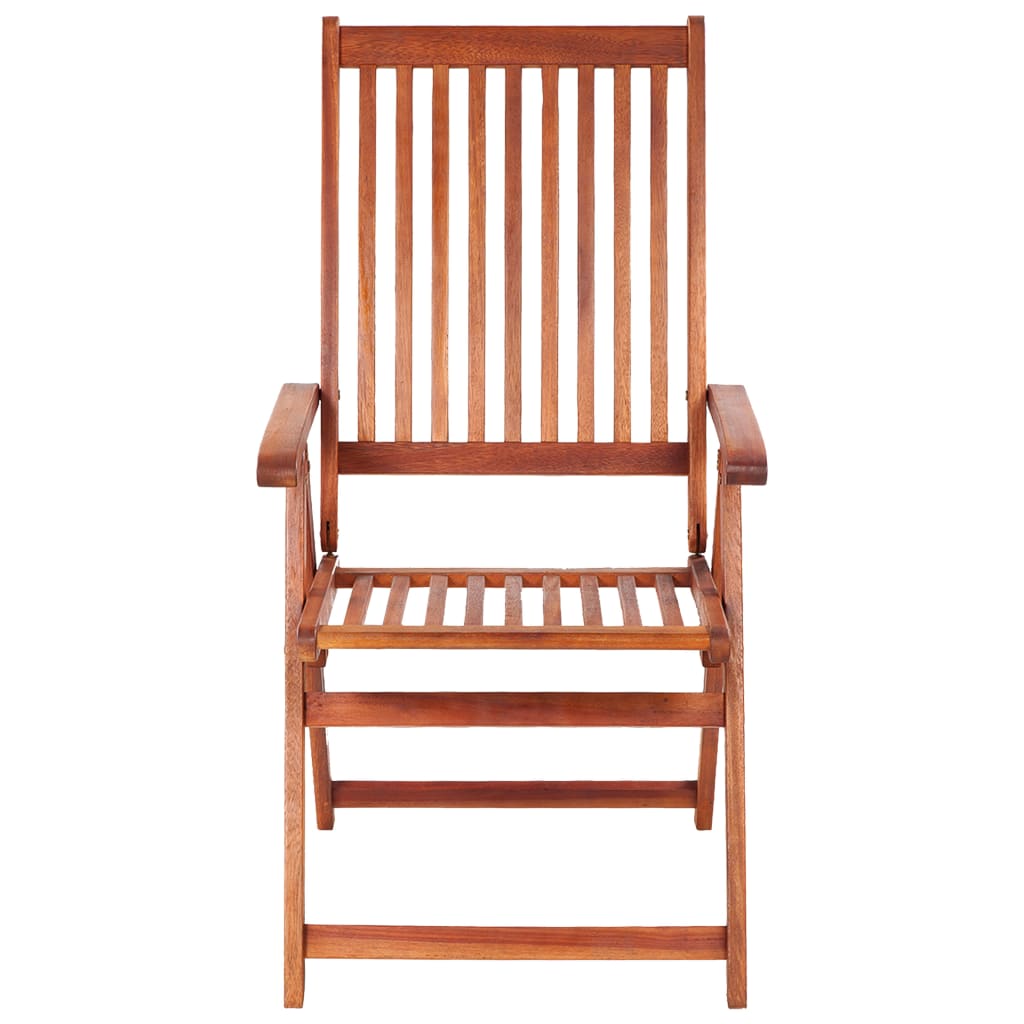 4 Pcs Solid Acacia Wood Folding Garden Chairs - Durable & Stylish