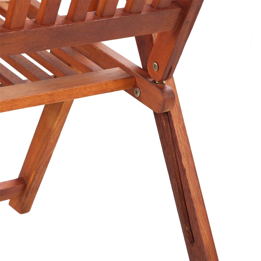 6-Piece Folding Garden Chairs Set - Solid Acacia Wood