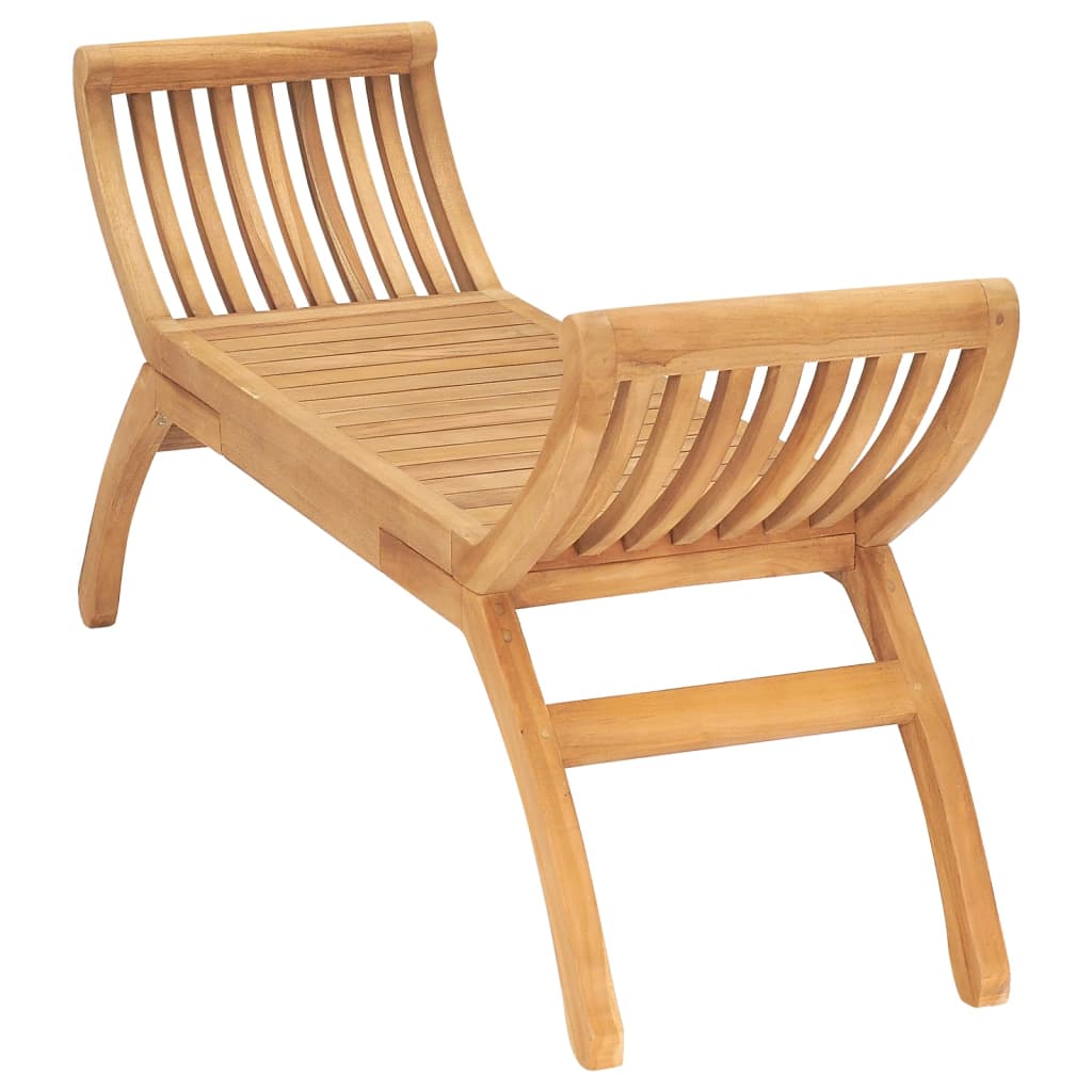Solid Teak Wood Garden Bench 160cm - Durable & Stylish Seating