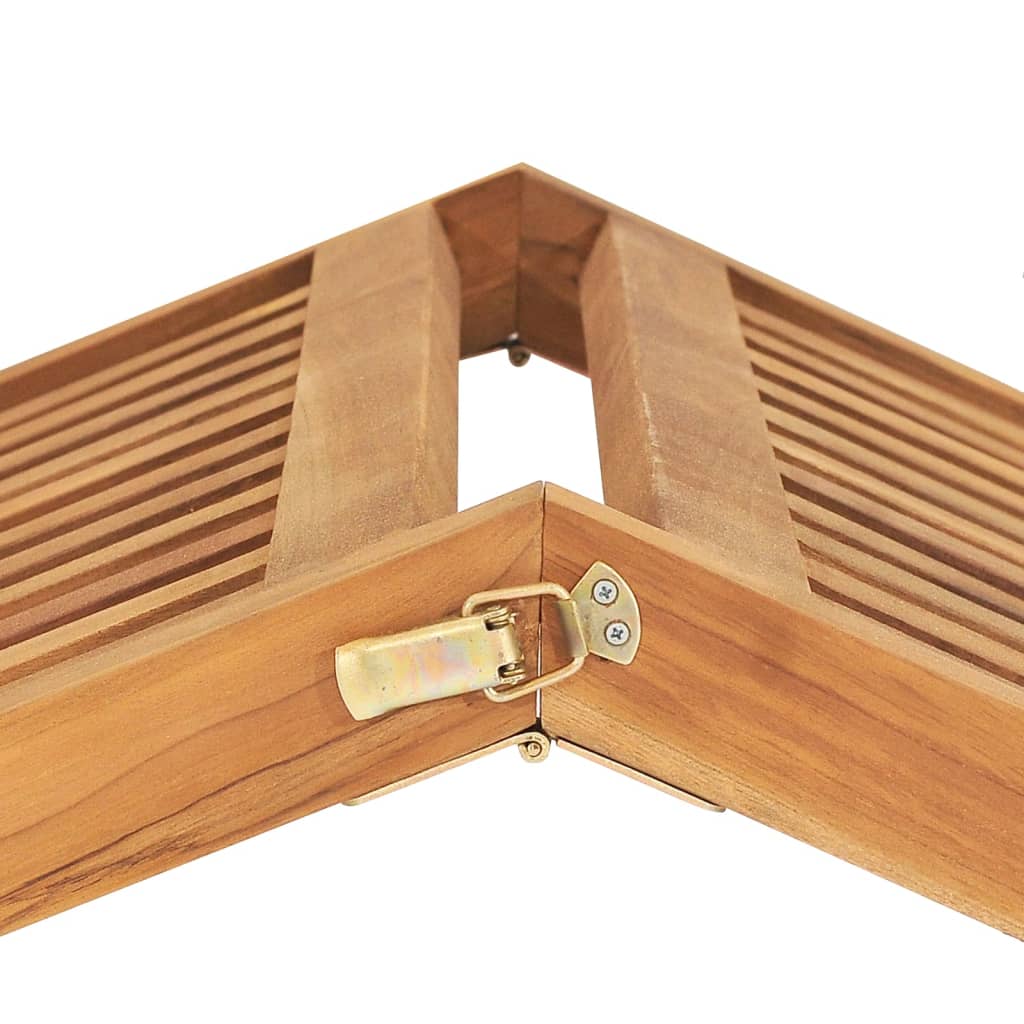 Solid Teak Wood Sun Lounger - Durable & Stylish Outdoor Relaxation