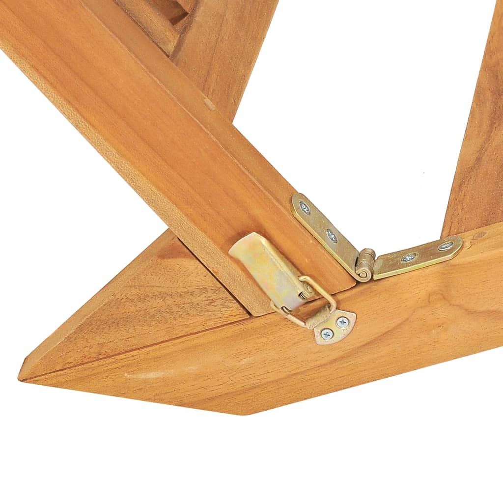 Solid Teak Wood Sun Lounger - Durable & Stylish Outdoor Relaxation