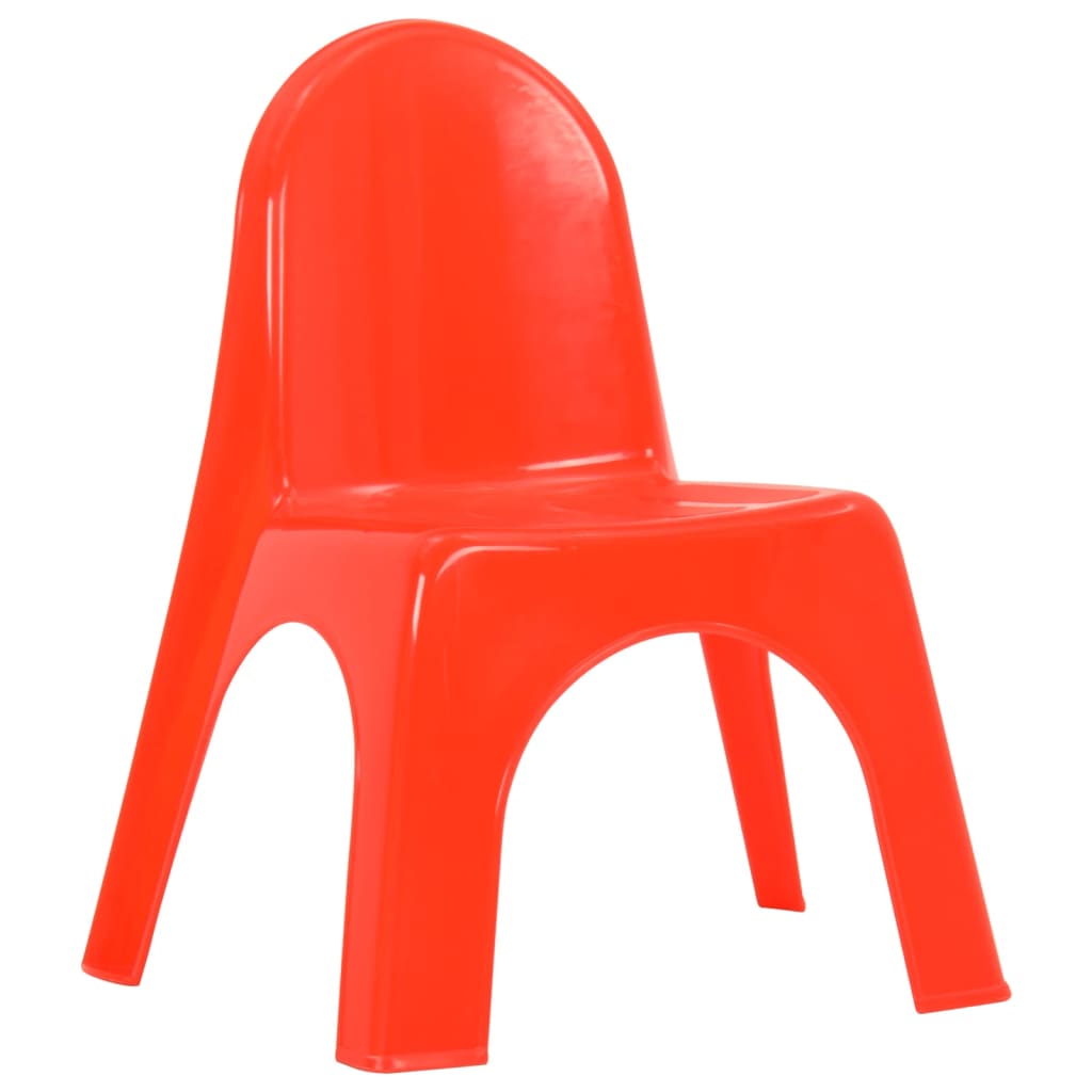 Kids' White PP Table & Chair Set – Durable & Fun Playroom Furniture