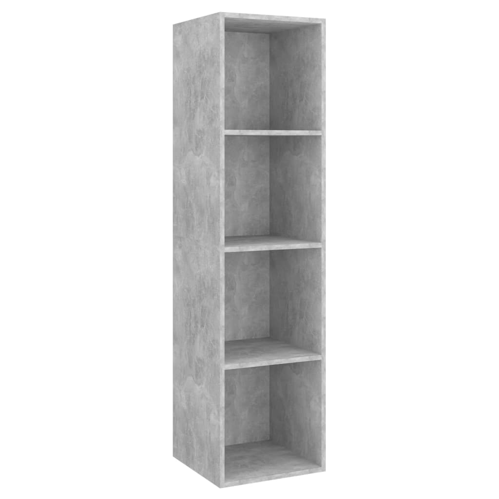 Wall-mounted TV Cabinet Concrete Grey 37x37x142.5 cm Engineered Wood
