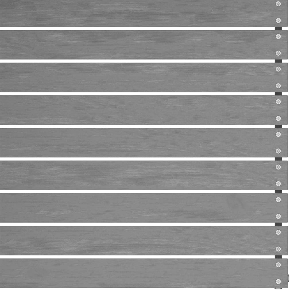 Grey Solid Wood Pine 2-Piece Garden Corner Sofas