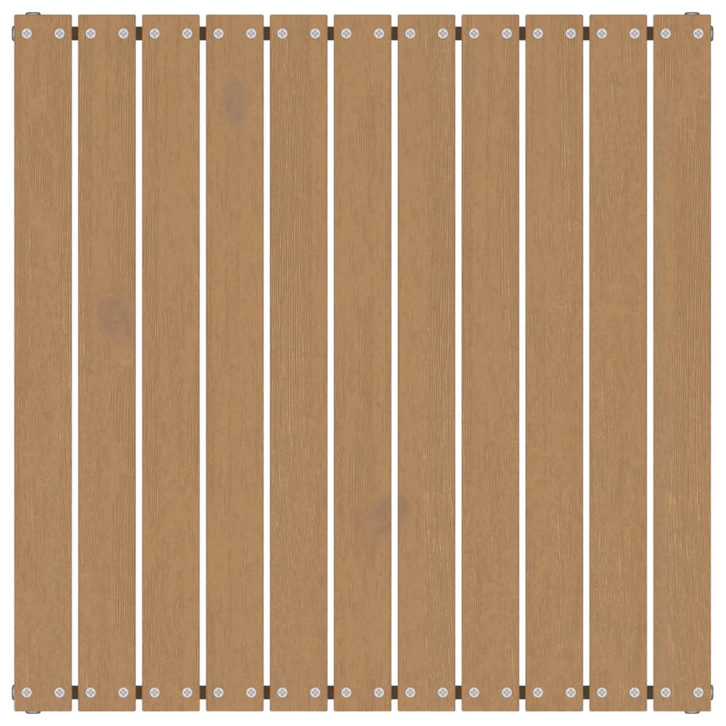 Solid Pinewood 3-Piece Garden Lounge Set - Honey Brown Finish