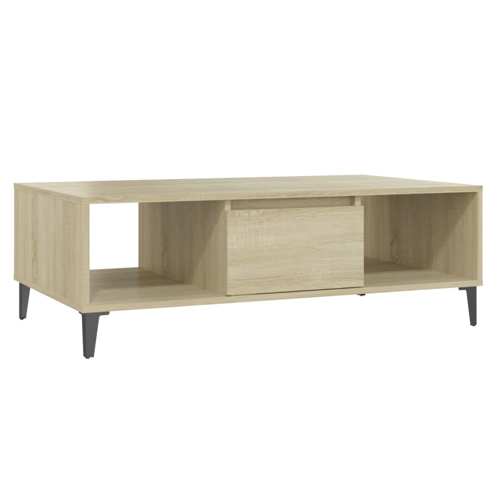 Coffee Table Sonoma Oak 103.5x60x35 cm Engineered Wood