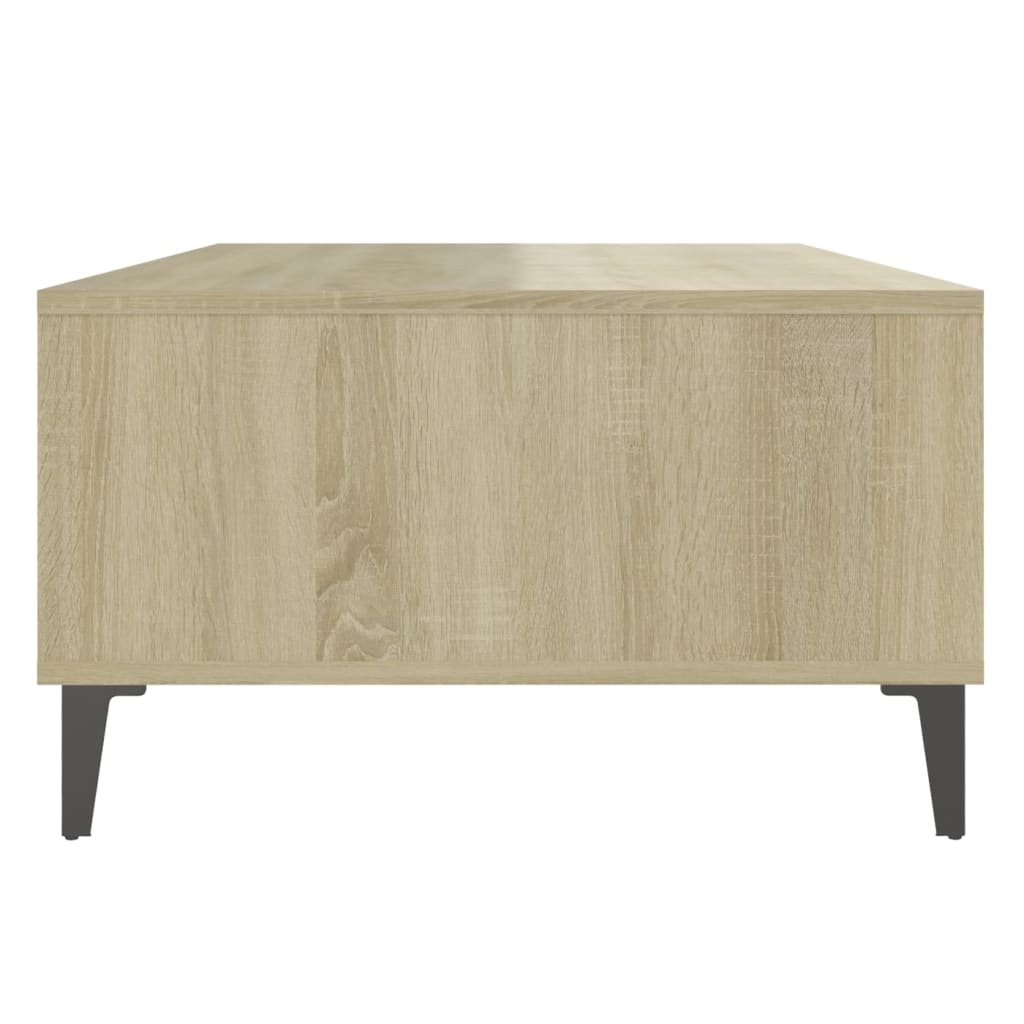 Coffee Table Sonoma Oak 103.5x60x35 cm Engineered Wood