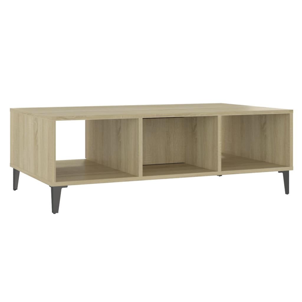 Coffee Table Sonoma Oak 103.5x60x35 cm Engineered Wood