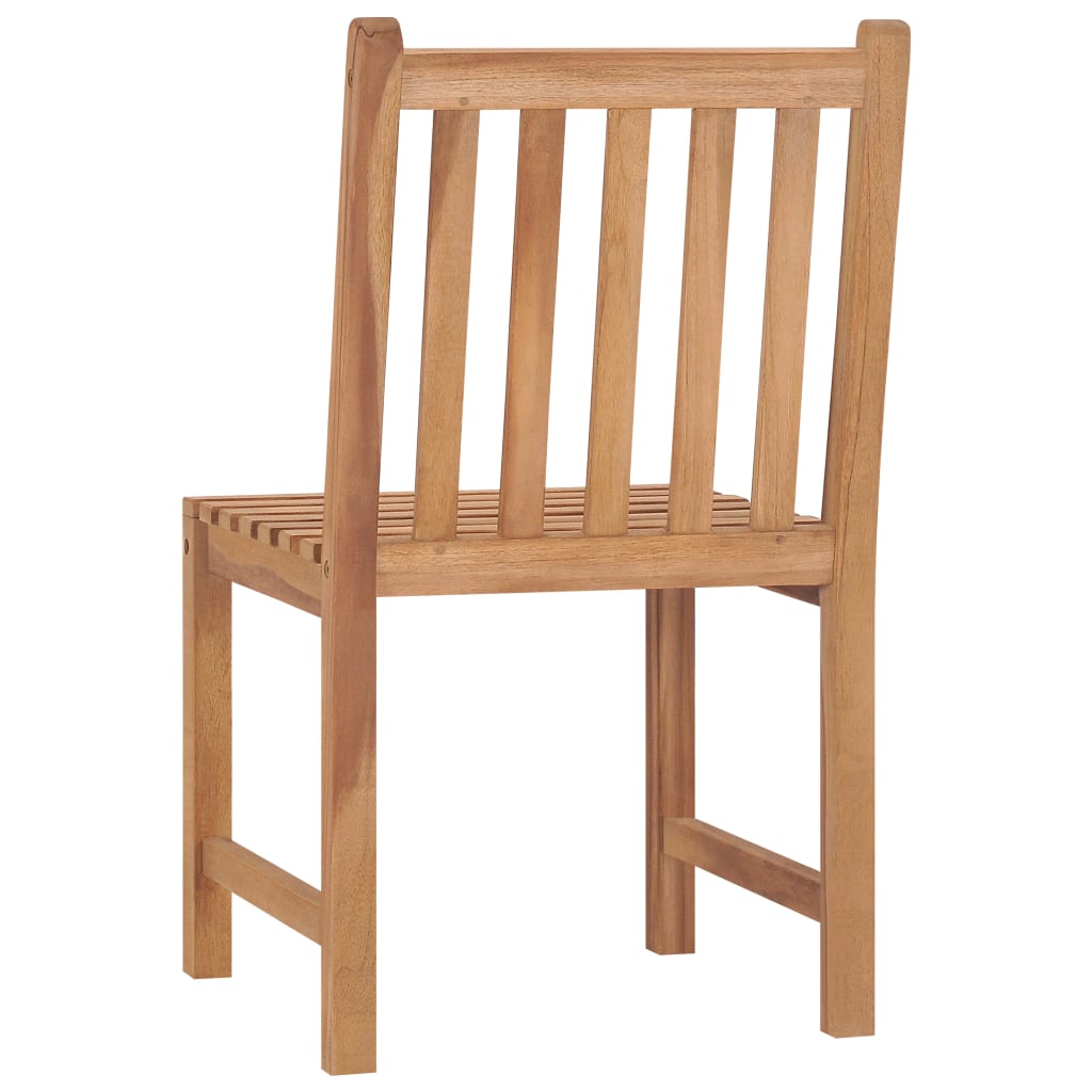 8-Piece Solid Teak Wood Garden Chairs Set - Durable & Stylish