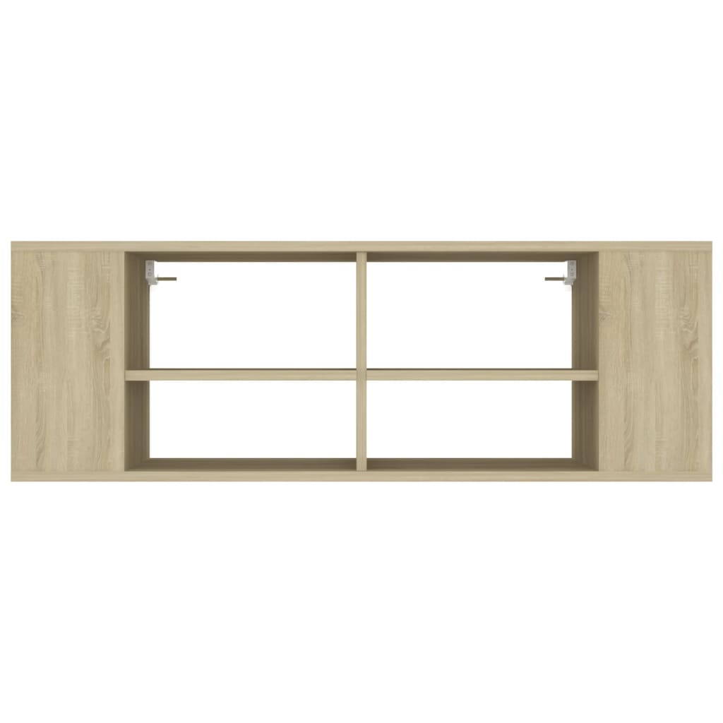 Wall-Mounted TV Cabinet Sonoma Oak 102x35x35 cm Engineered Wood