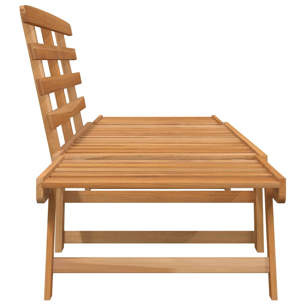 2-in-1 Garden Bench, 190cm Solid Acacia Wood, Versatile & Durable