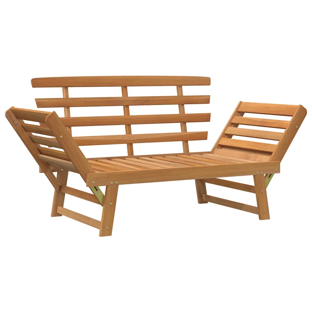 2-in-1 Garden Bench, 190cm Solid Acacia Wood, Versatile & Durable