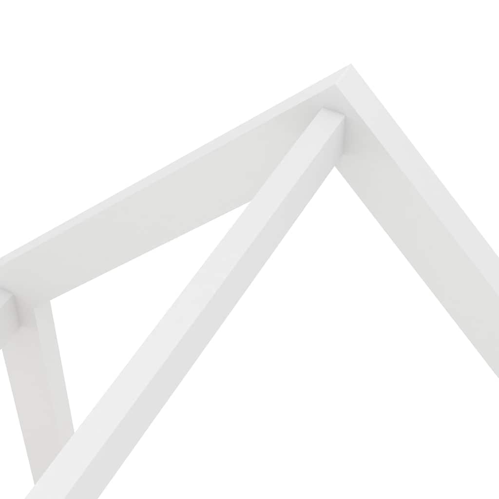 White Pine Wood Kids Bed Frame with Drawer, 80x160 cm