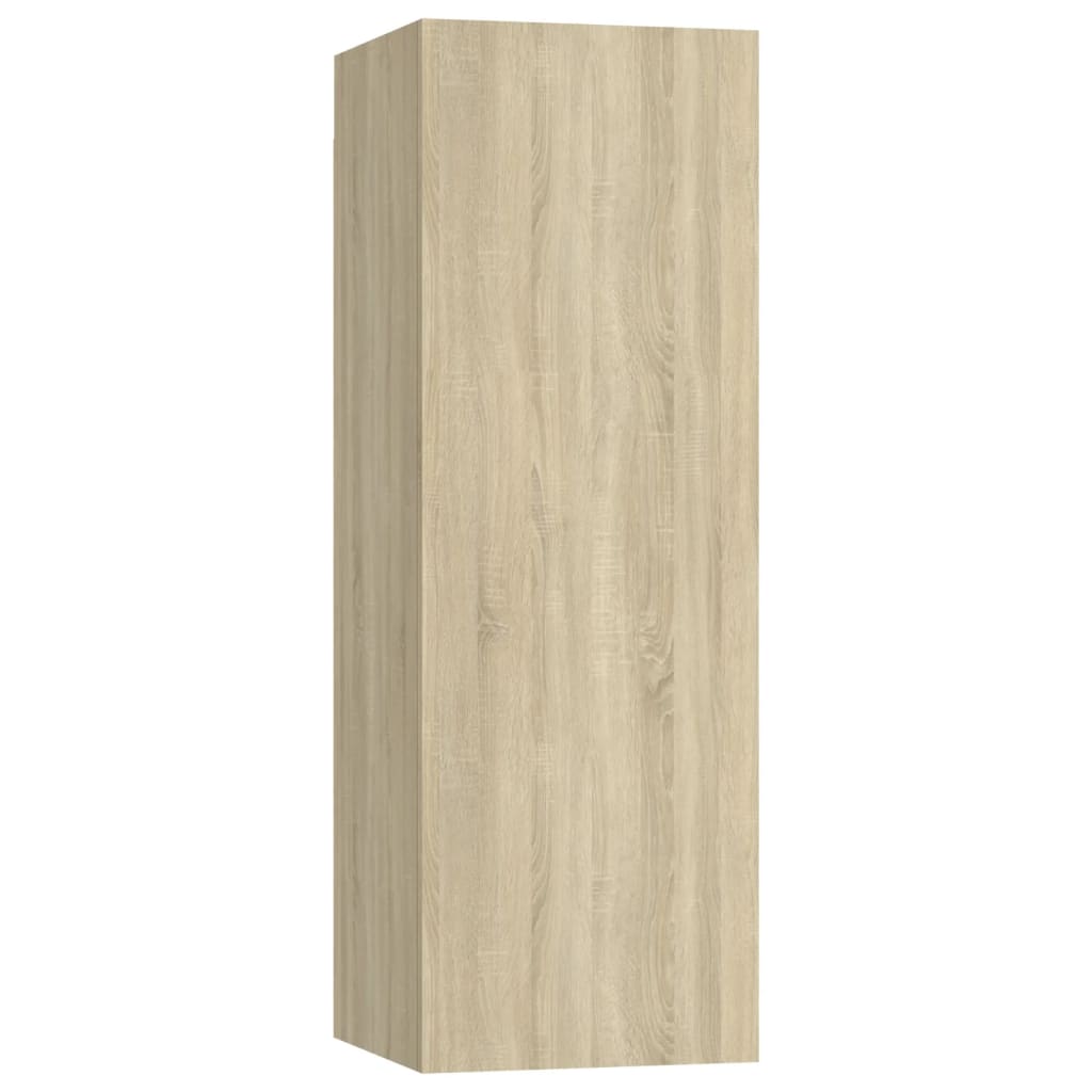 3 Piece TV Cabinet Set Sonoma Oak Engineered Wood