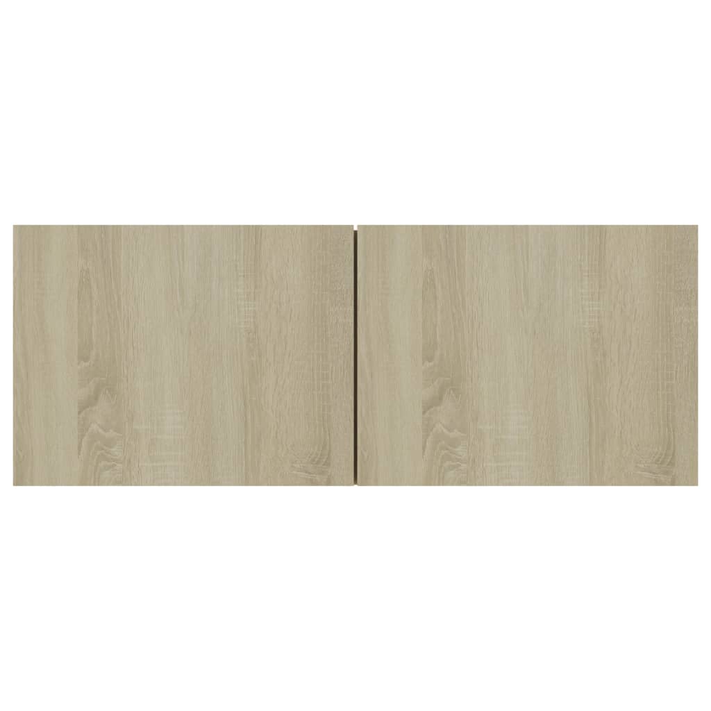 TV Cabinets 3 pcs Sonoma Oak Engineered Wood