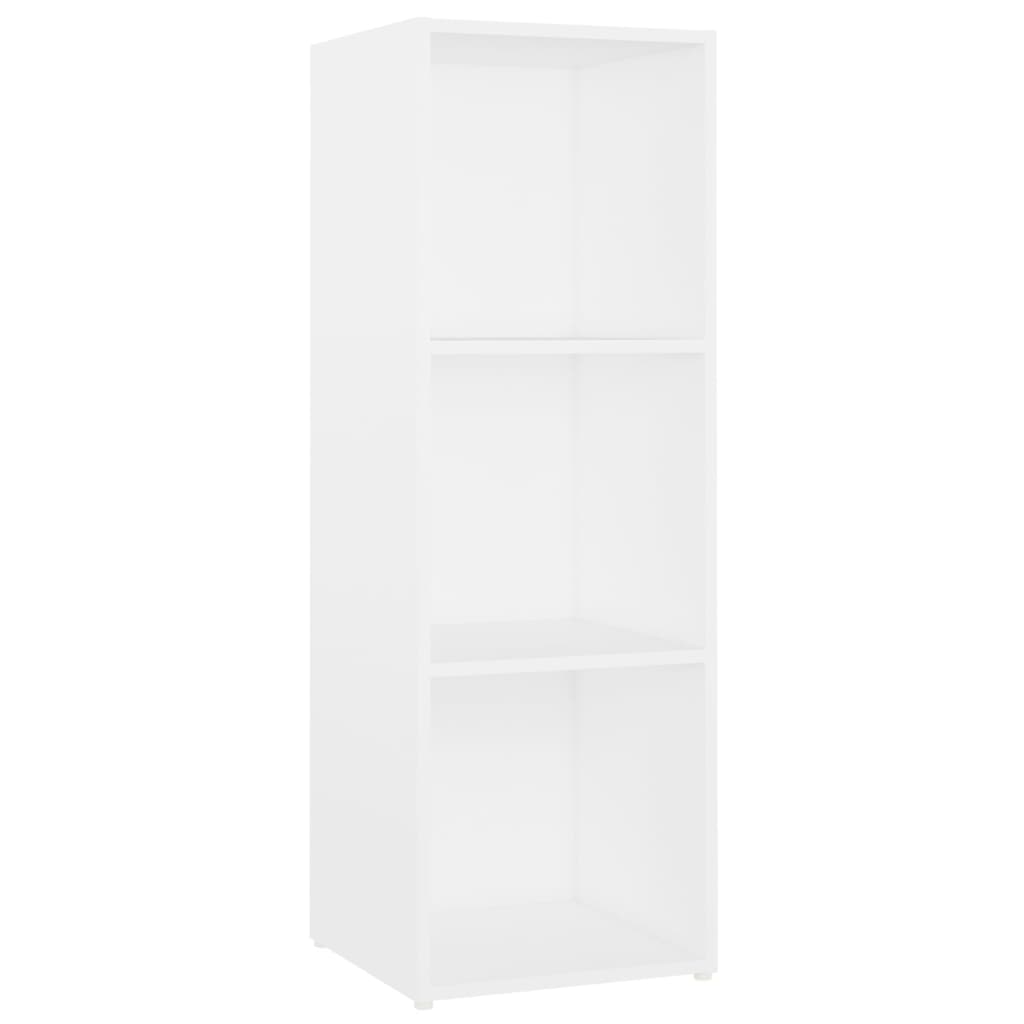 TV Cabinets 2 pcs White 107x35x37 cm Engineered Wood