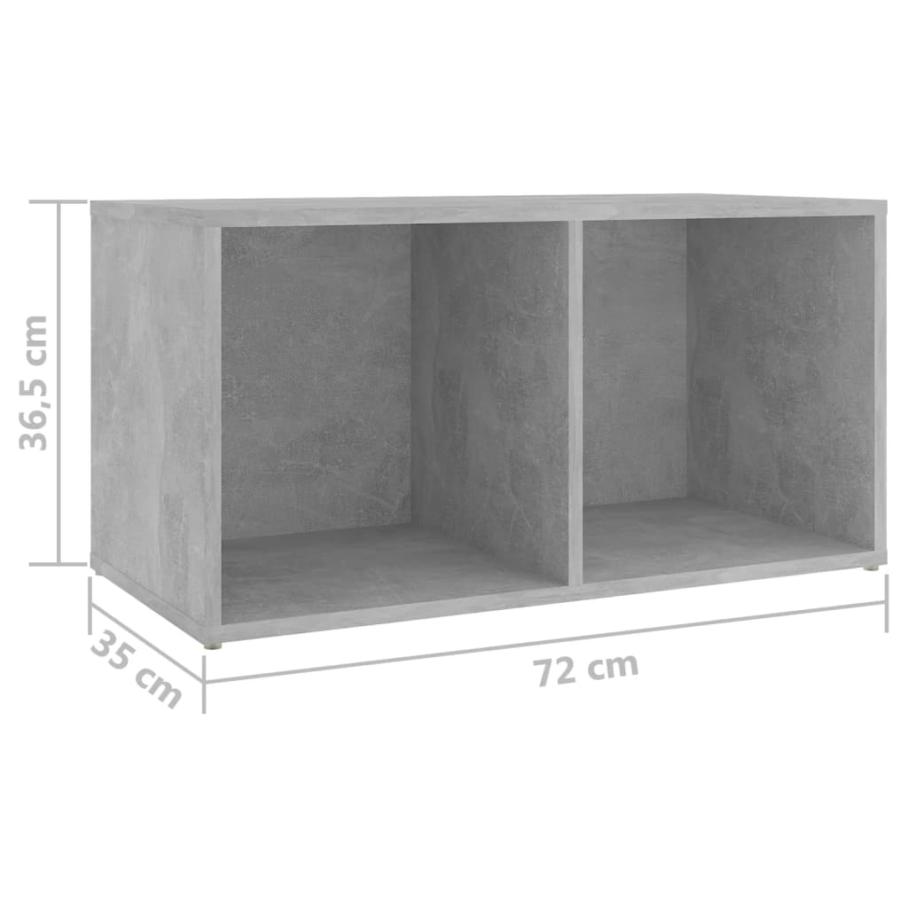 3 Piece TV Cabinet Set Concrete Grey Engineered Wood