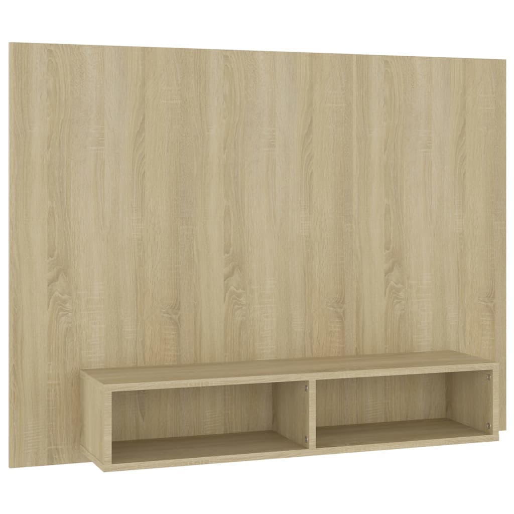 Wall TV Cabinet Sonoma Oak 120x23.5x90 cm Engineered Wood