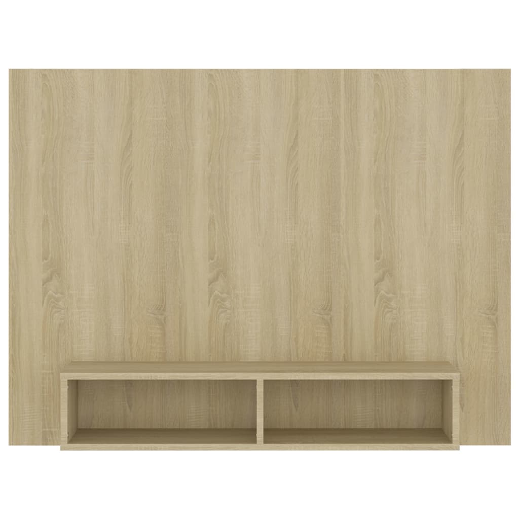 Wall TV Cabinet Sonoma Oak 120x23.5x90 cm Engineered Wood