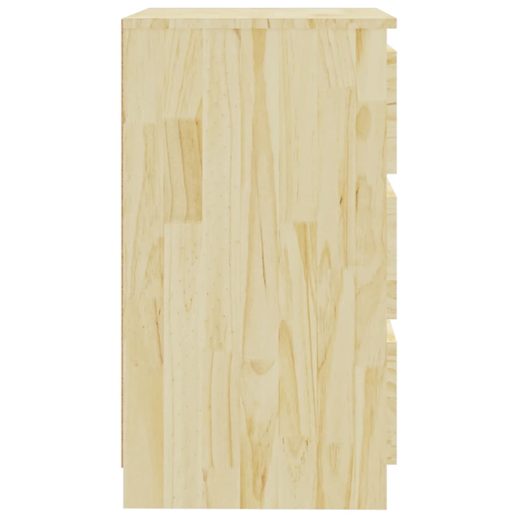 Bedside Cabinet 60x36x64 cm Solid Pinewood