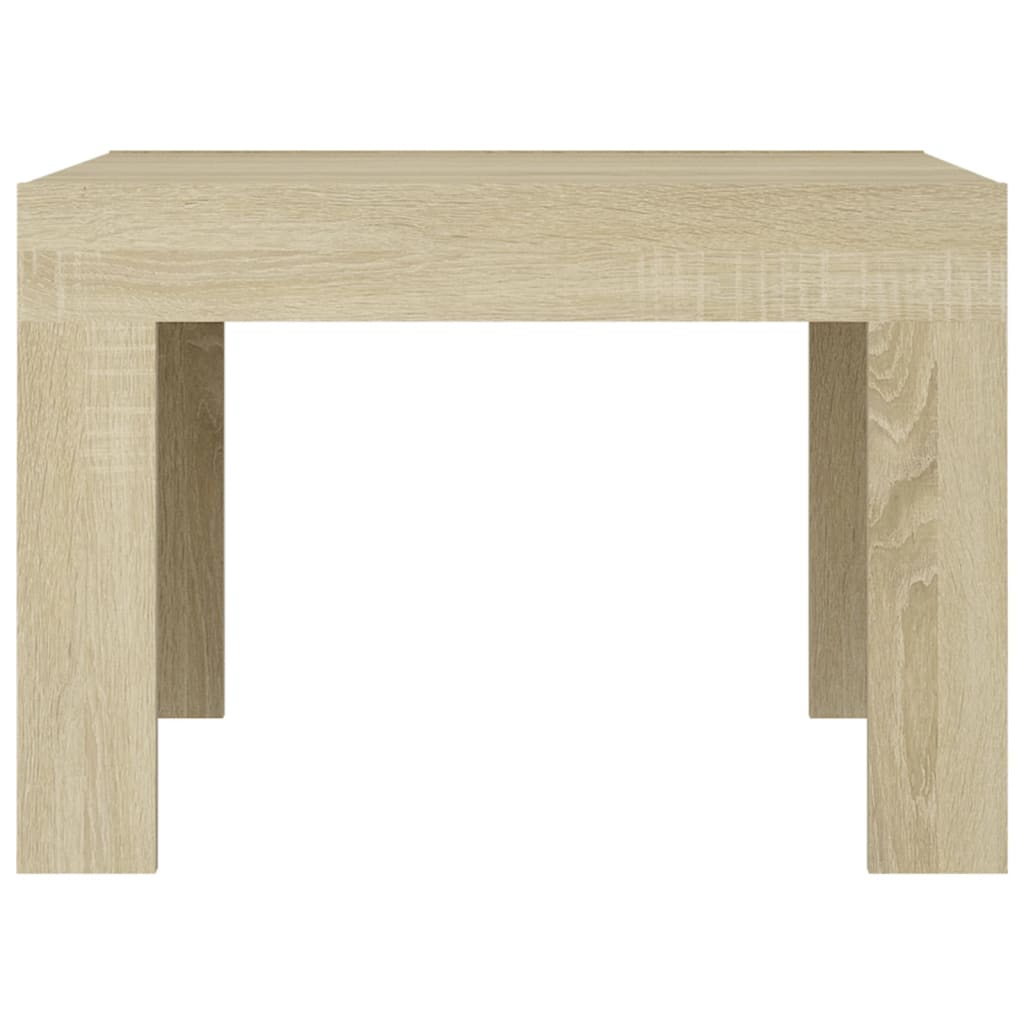 Coffee Table Sonoma Oak 50x50x35 cm Engineered Wood