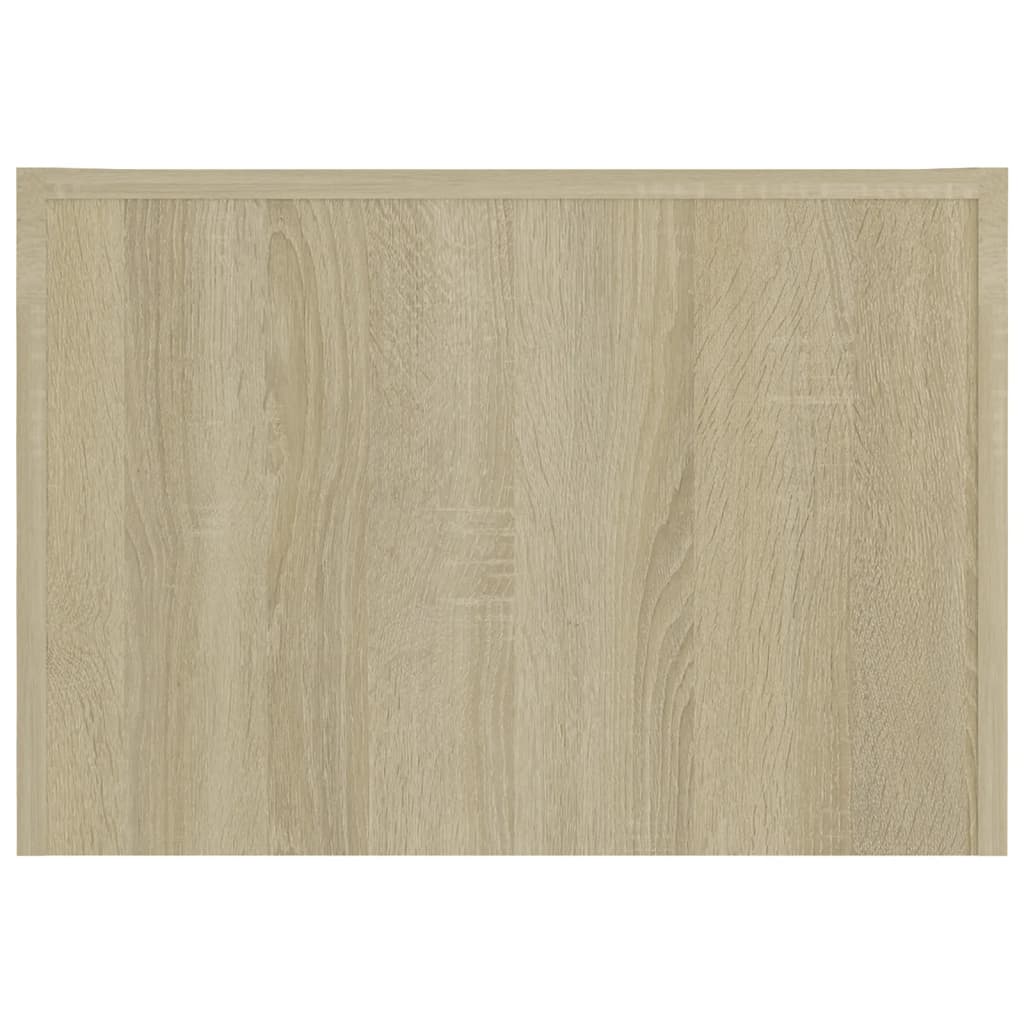 Coffee Table Sonoma Oak 50x50x35 cm Engineered Wood